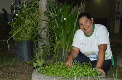 Jocivania da Silva, aluna do polo em Uiramutã