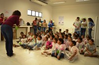 Projeto de extensão trabalha com crianças a importância do solo para o meio ambiente