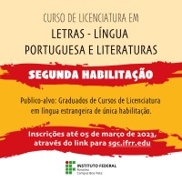 Lançado edital do processo seletivo para o curso de Licenciatura em Letras/ Língua Portuguesa e Literaturas