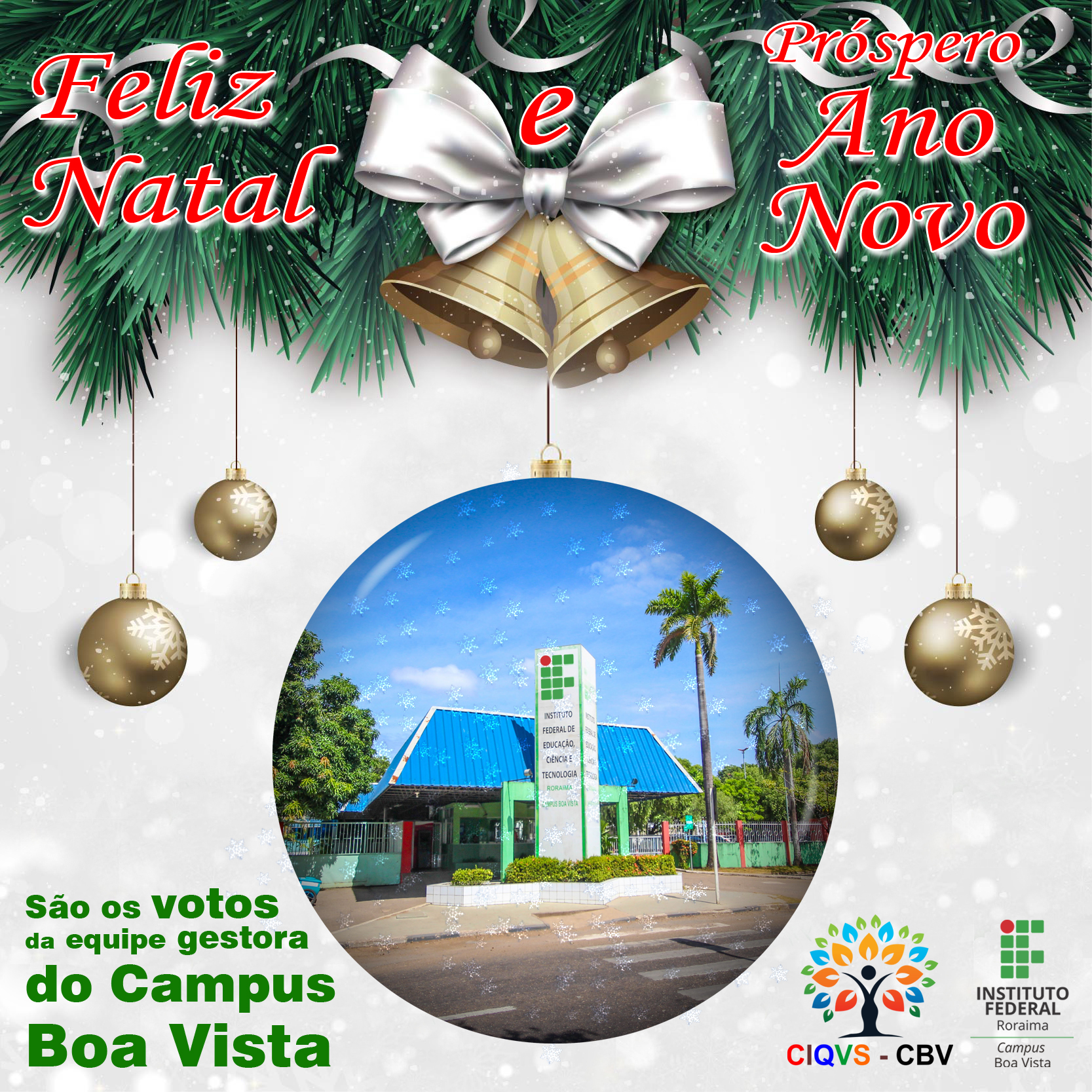 Servidores do Campus Boa Vista recebem mensagem de fim de ano 