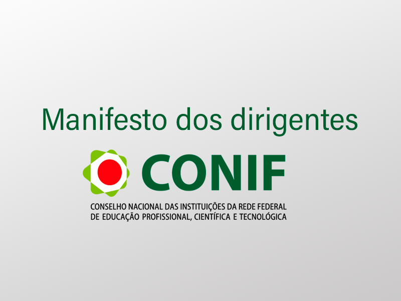 Manifesto da Rede Federal de Educação Profissional e Tecnológica