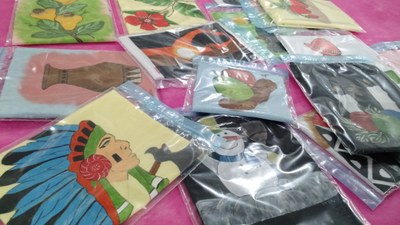 Curso de Artesão de Pintura em Tecido - Comunidade Indígena do Guariba+