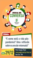 RODA DE CONVERSA – Reflexão sobre a vida pós-pandemia é tema de encontro organizado pela Coordenação de Qualidade de Vida do IFRR